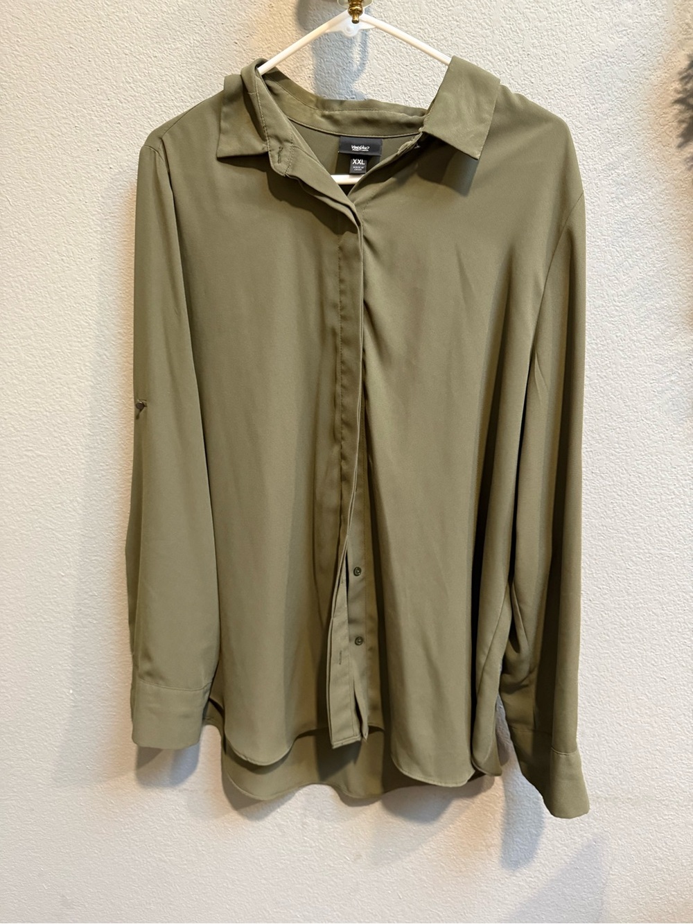 Mossimo Supply Co. Olive Green Women's Blouse